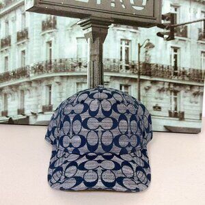 Coach CI496 Signature Chambray Baseball Hat IN Chambray